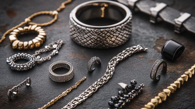 Le retour en force des bijoux pour homme : styles et tendances actuels